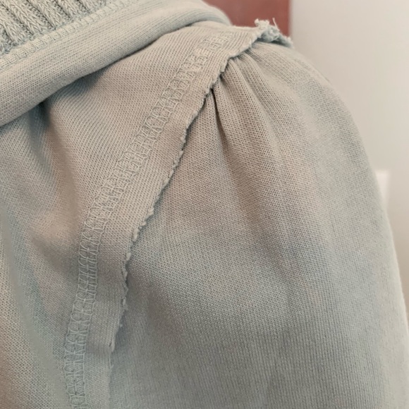 Hale Bob Long Double Zip Hoodie Jacket Pale Blue - Picture 7 of 8